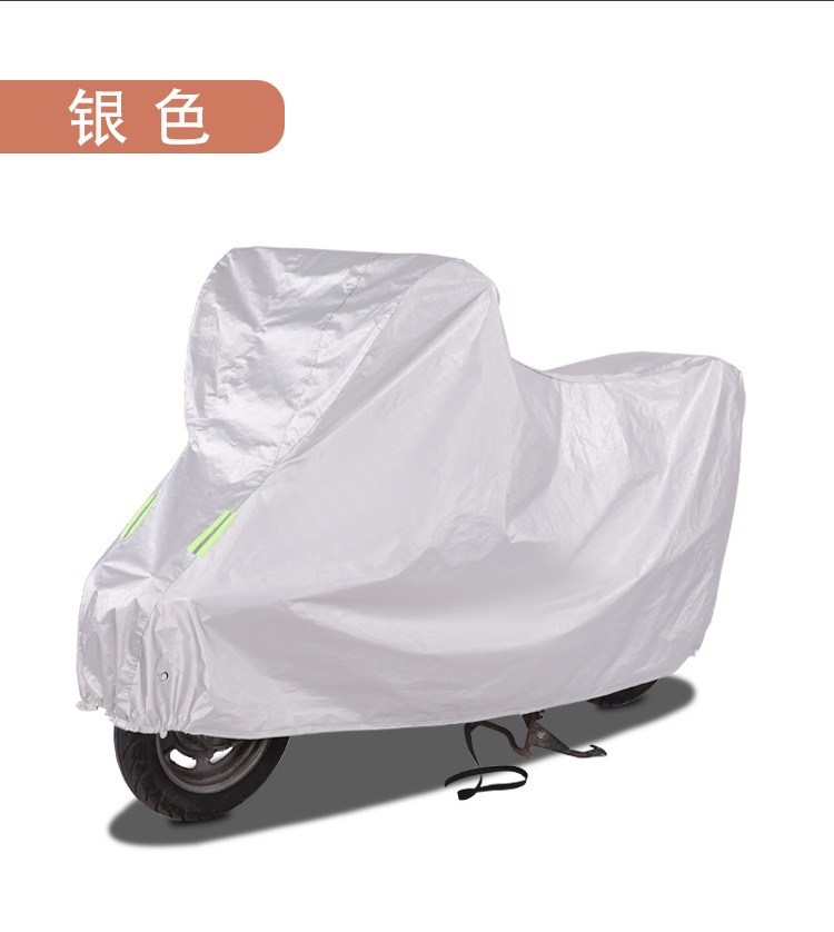 Cross-Border Wholesale Scooter Cover, Rainproof and Dustproof Cover, Waterproof and Sunproof Cover for Electric Scooters and Electric Motorcycles