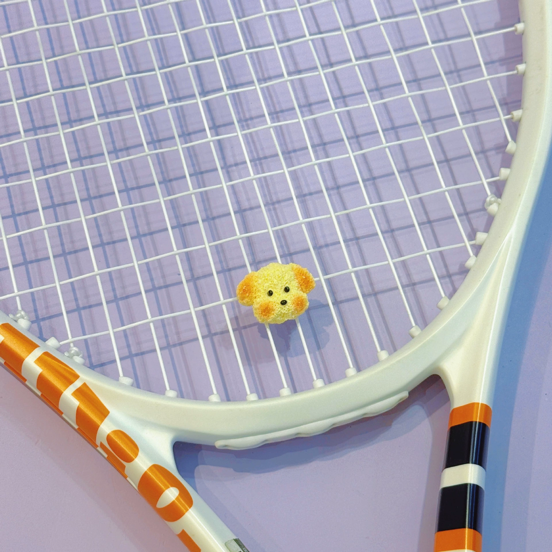 Tennis cute shock absorber, racket