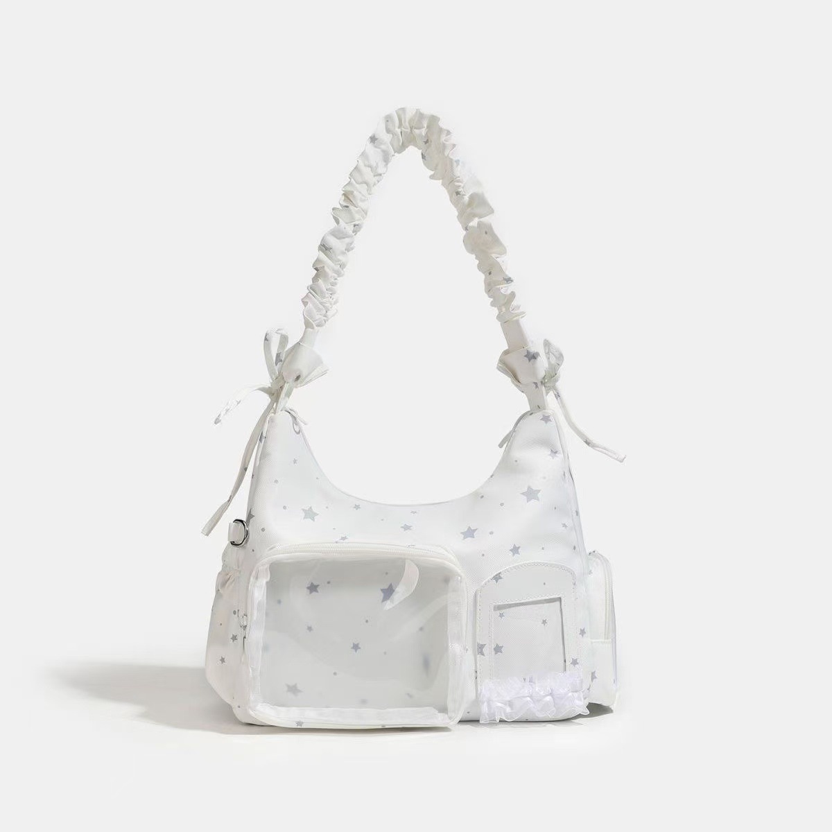 Japanese capacious shoulder bag, cute one-shoulder bag