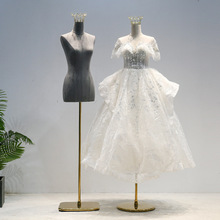 婚纱店女模特架子女装橱窗假人服装店半身礼服模特道具展示架全身