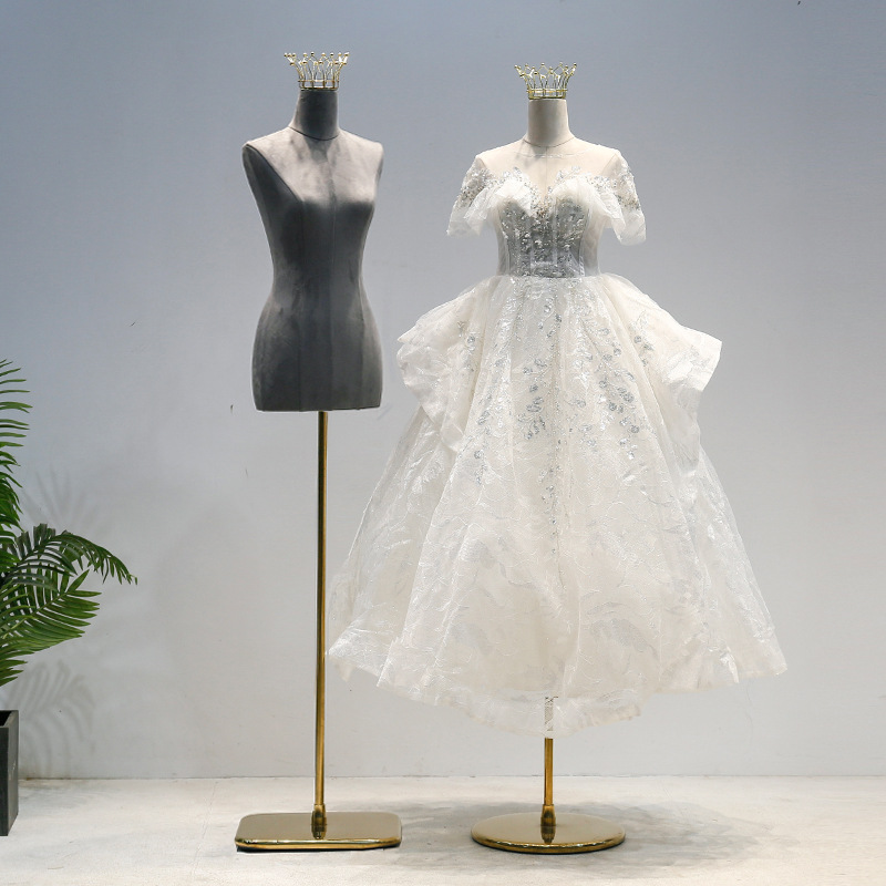 婚纱店女模特架子女装橱窗假人服装店半身礼服模特道具展示架全身