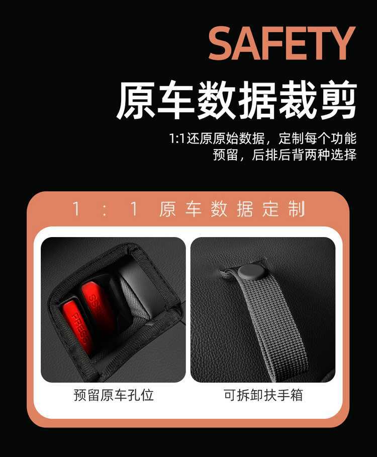 2026 New Changan Deep Blue L06 Car Seat Cushion, Perforated Leather, Breathable, Full Coverage, All-Season Special Seat Cover
