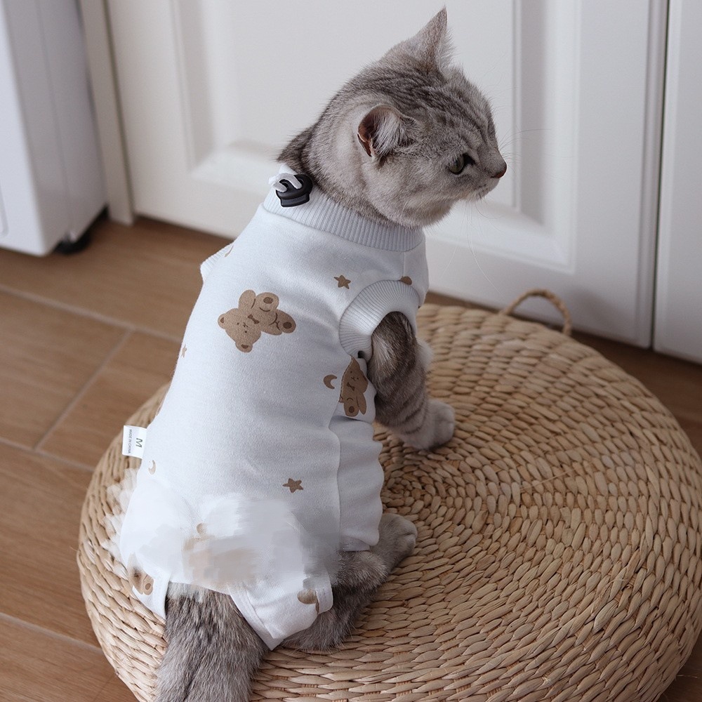 Послеоперационный восстановительный костюм для кошек Pomidoro