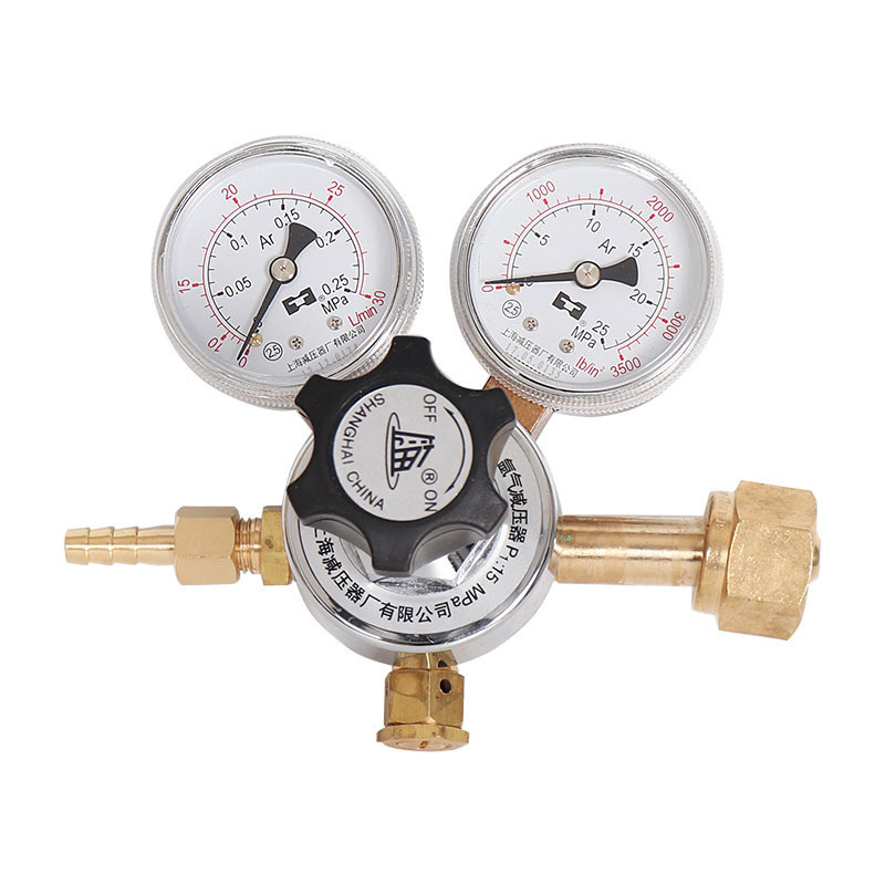 YQAR-720 氩气双表头减压器 氩气表氩气减压阀 上海减压器厂