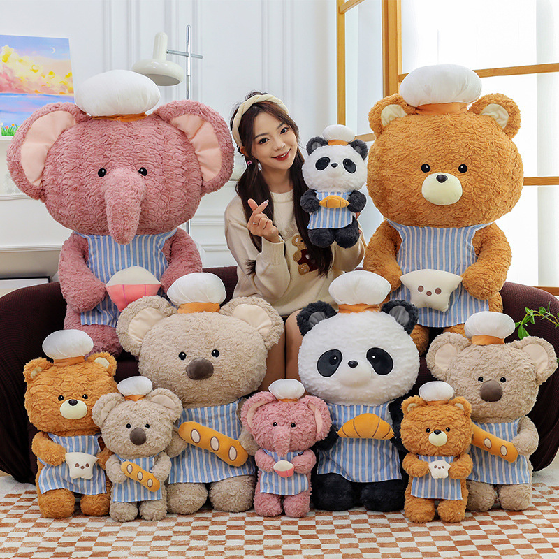 クロスボーダーベーキング人形ぬいぐるみクマ人形パンダ人形コアラ象の森人形子供のギフト|undefined