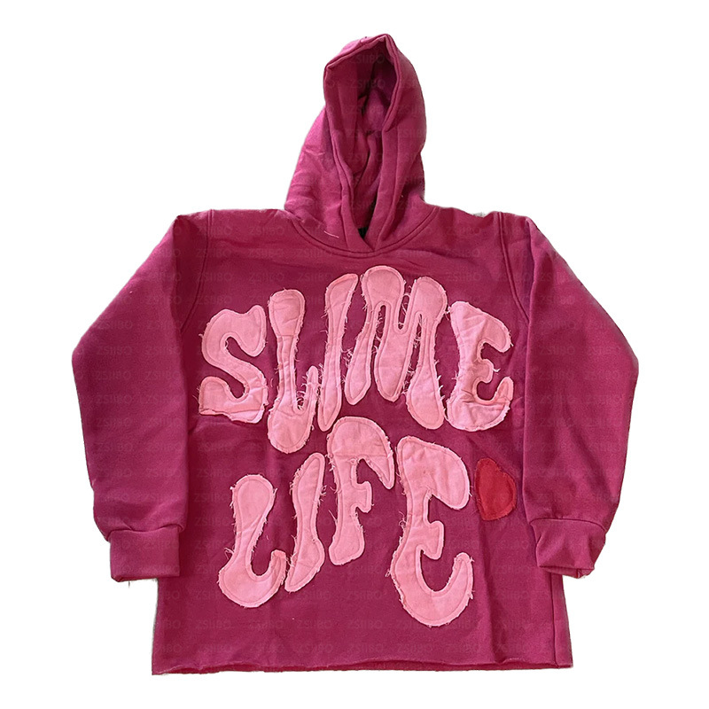 Vêtements pour hommes Sweat à capuche de mode de station indépendante Personnalité Lettre Patch Pull Style Hommes et Femmes Couple Pull_voghion.com