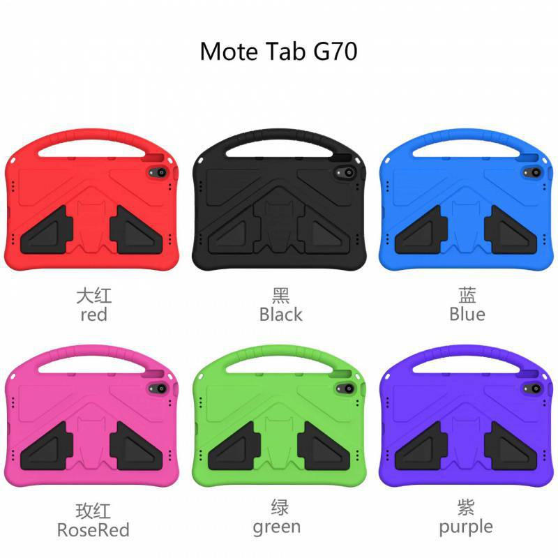 适用摩托罗拉moto tab g70平板保护套11寸eva胶儿童手提支架外壳