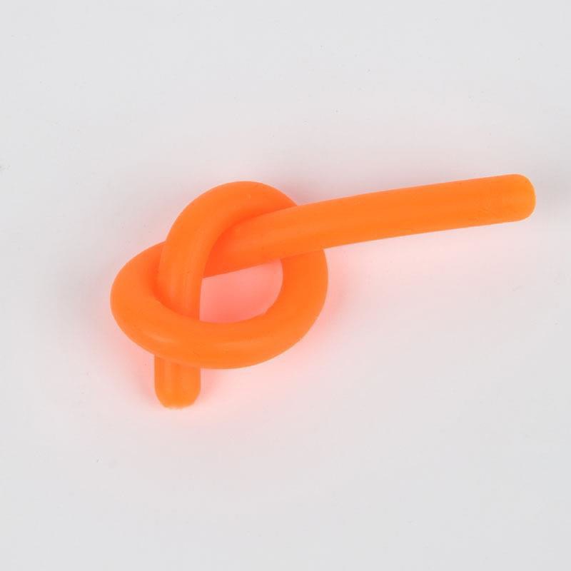 Color transfronterizo de descompresión sensorial visual TPR fideos de goma suave cuerda elástica juguete DIY ventilación descompresión tensión fideos