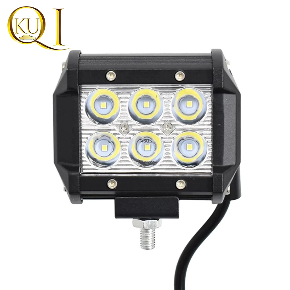 LED рабочие двойной ряд огни, модифицированный SUV, 4 дюйма, 18Вт