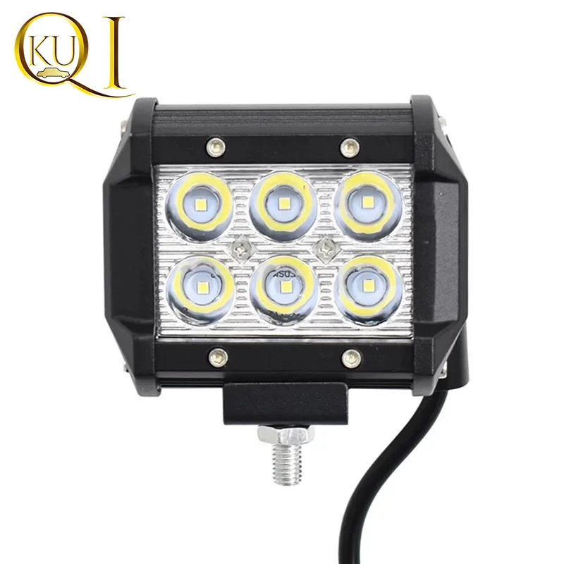 LED рабочие двойной ряд огни, модифицированный SUV, 4 дюйма, 18Вт