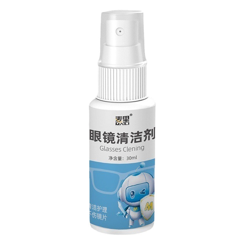 Glasses Cleaner 30ml Mobile Phone Screen Cleaning Lens Wiping Cleaning Agent Contact Lens Care Solution