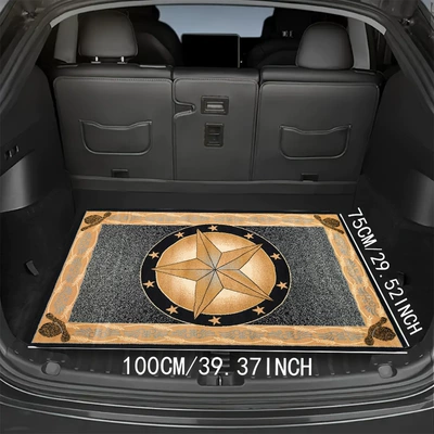 Avtomobil döşəmə paspasları – non-slip storage mat - bz-trunk-mat-5-75100cm-crystal-velvet