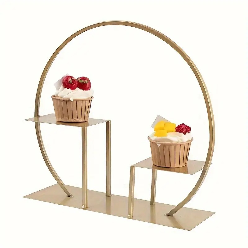 Transfronterizos Amazon temu postre estante de exhibición bandeja de pastel estante de pastel diseño de cumpleaños