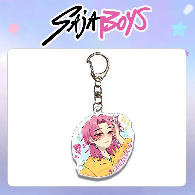 Sajaboy猎魔男团 亚克力钥匙扣  包包挂件 配件饰品 kpop明星周边|undefined