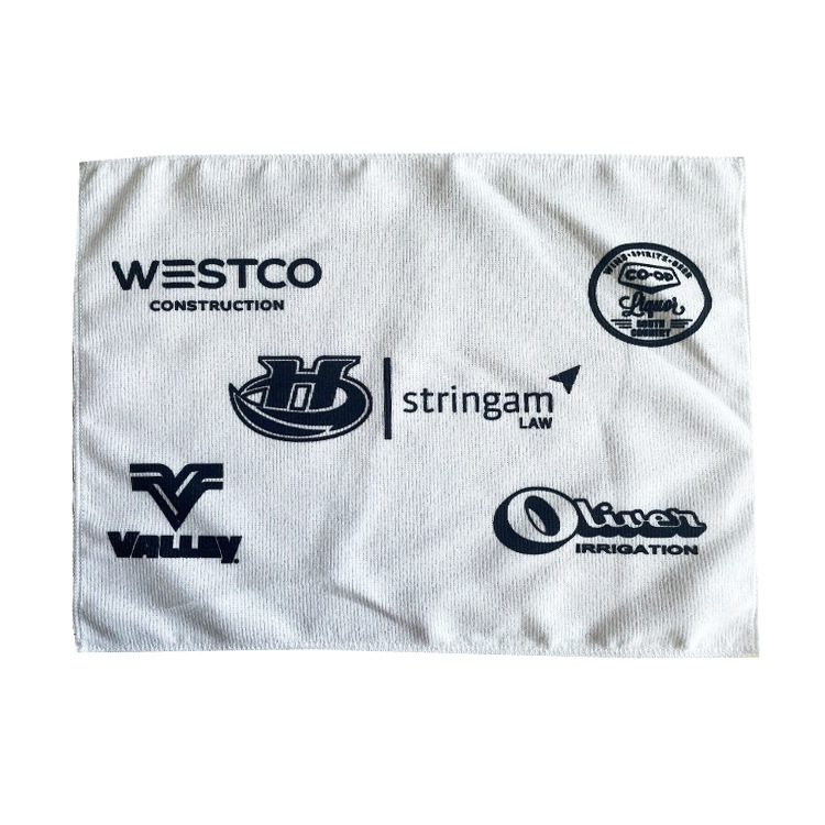 Custom-Made Promotional Thin Towels for Foreign Trade, 200Gsm, Mid-Low-End Event Advertising Printed Support Rally Towels