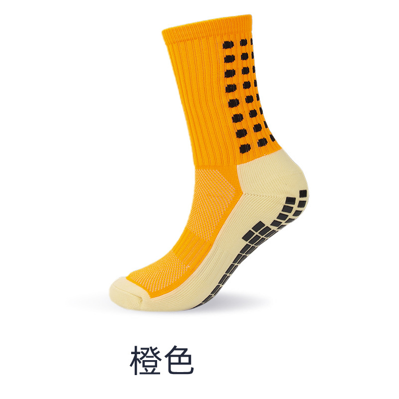 Calcetines de fútbol para hombres y mujeres que dispensan Calcetines antideslizantes de media pantorrilla FONDO DE toalla transfronterizo Amazon corriendo calcetines deportivos