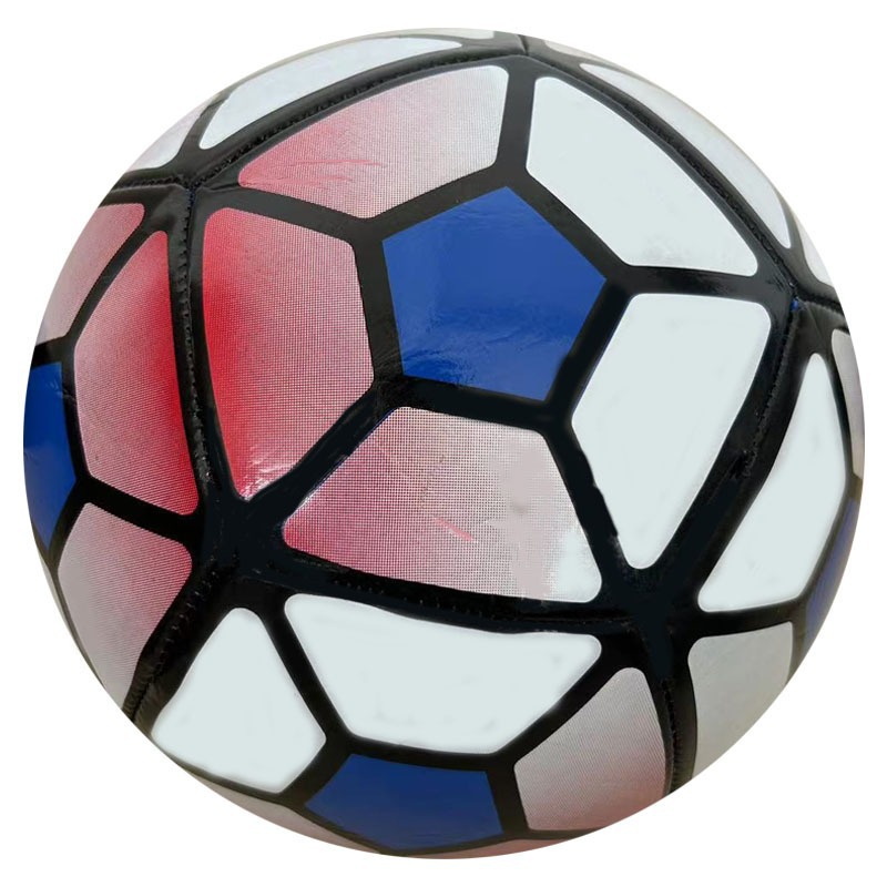 Material de PVC transfronterizo de alta calidad espesado resistente al desgaste 5 máquina de costura de fútbol de color para estudiantes de primaria y secundaria bola de entrenamiento image 5