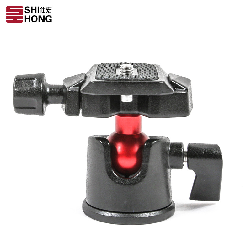 Escritorio mini trípode Cámara fotografía trípode teléfono móvil video transmisión en vivo aleación de aluminio trípode cabeza traje