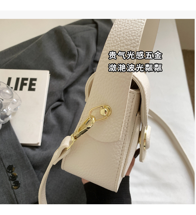 Korean niche fashion handbag for women 2025 new style simple solid color casual small square bag with a sense of high-end crossbody Application Scenario