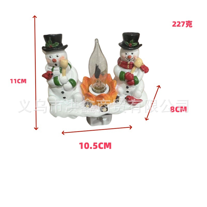 A형 눈사람 야간 조명