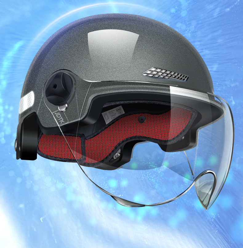 3C Certified Electric Motorcycle Helmet for Men and Women