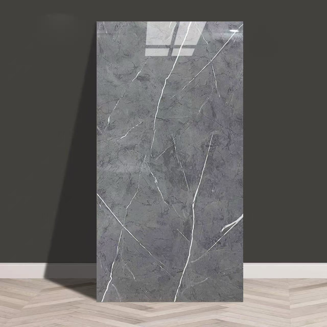 Baldosas de mármol transfronterizas autoadhesantes pegatinas de pared decorativas cocina gruesa baño renovación impermeable a prueba de aceite