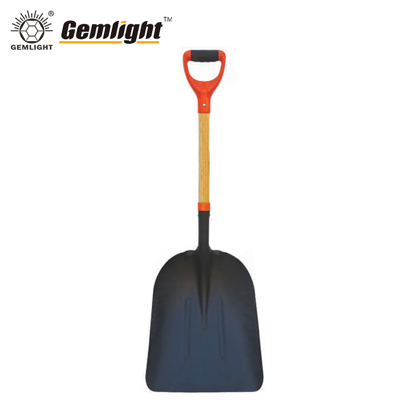 厂家批发锰钢尖平圆方头钢锹家用农用建筑植树出口钢铲加厚翻土