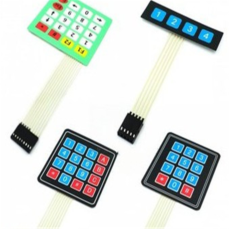 按键 4*4/1*4/3*4/4*5矩阵键盘 单片机外扩键盘 薄膜键盘 MW