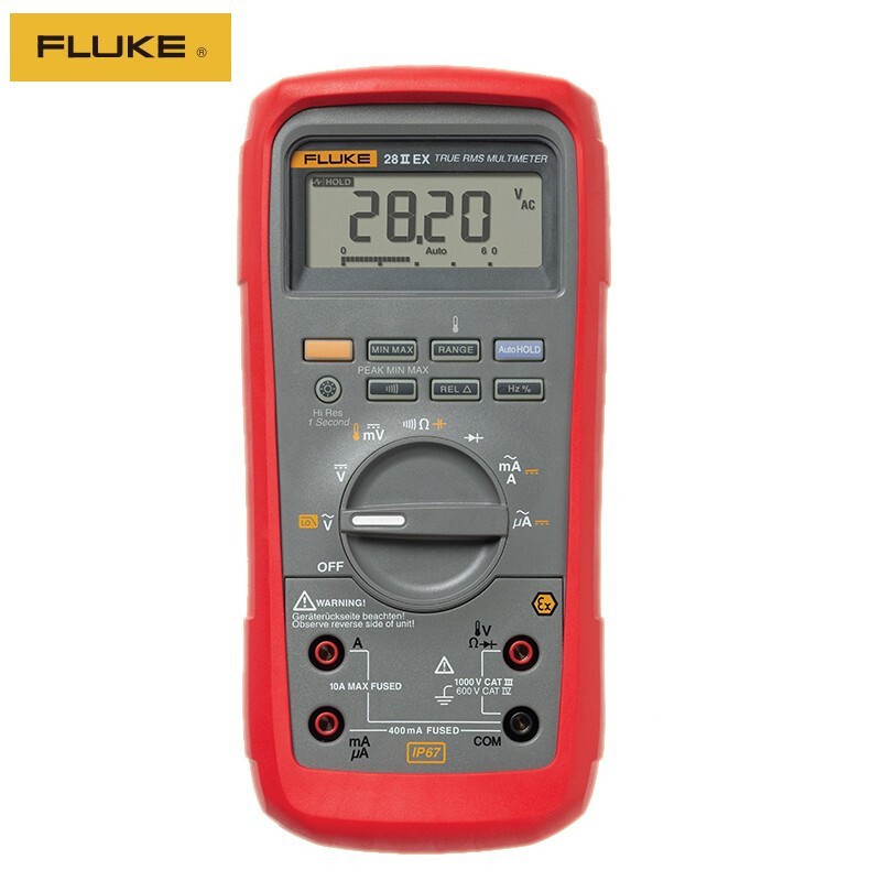 福禄克（FLUKE）28II Ex 本安型真有效值数字万用表 1000 V 一年