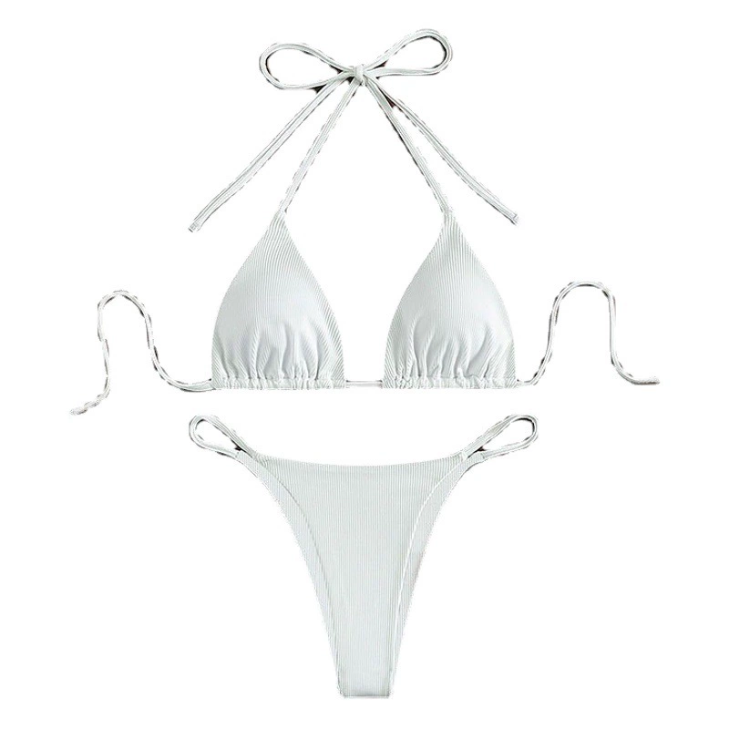 Amazon купальник бикини на шнуровке для женщин 2220, новые европейские и американские сексуальные пляжные бикини, купальники с горячими источниками