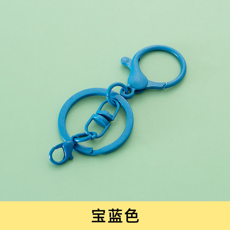 カラー塗装8字回転キーホルダー303ロブスターキーチェーン金属diyアクセサリーアクセサリー部品|undefined
