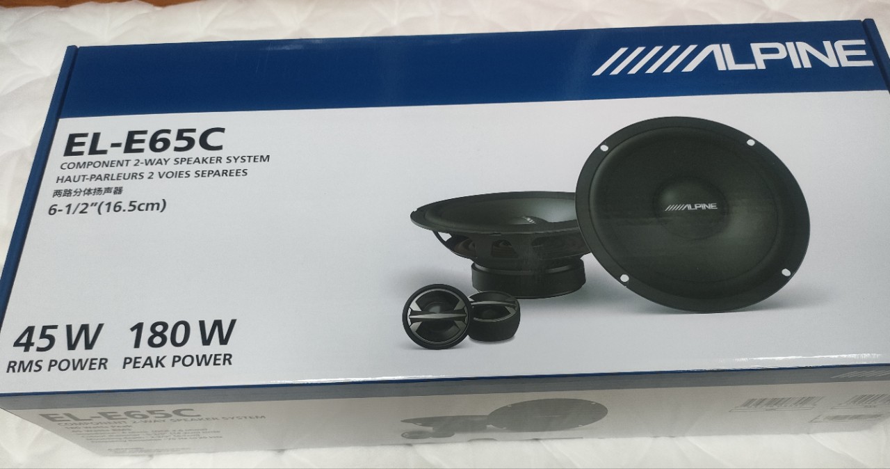 El-E65C Car Audio Modification 2-Way Speaker Set with Tweeter Car Coaxial Speaker