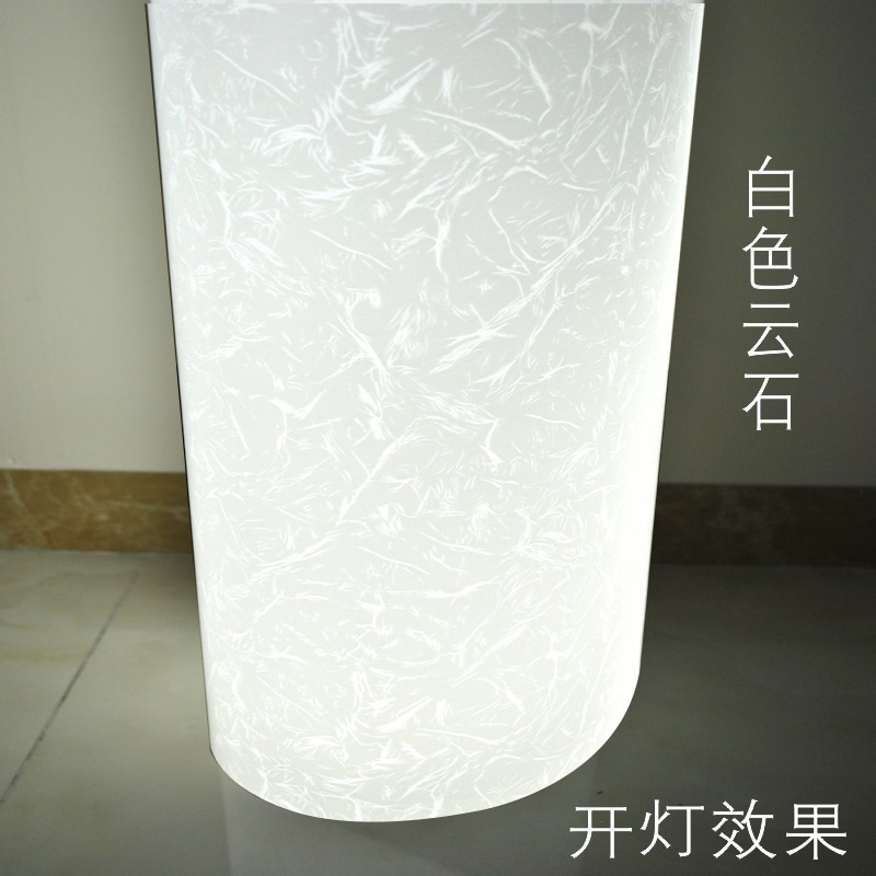 透光フィルムpvc羊皮紙中国式白色彫刻通路透かし彫り花格シール灯箱片ランプカバー材料|undefined