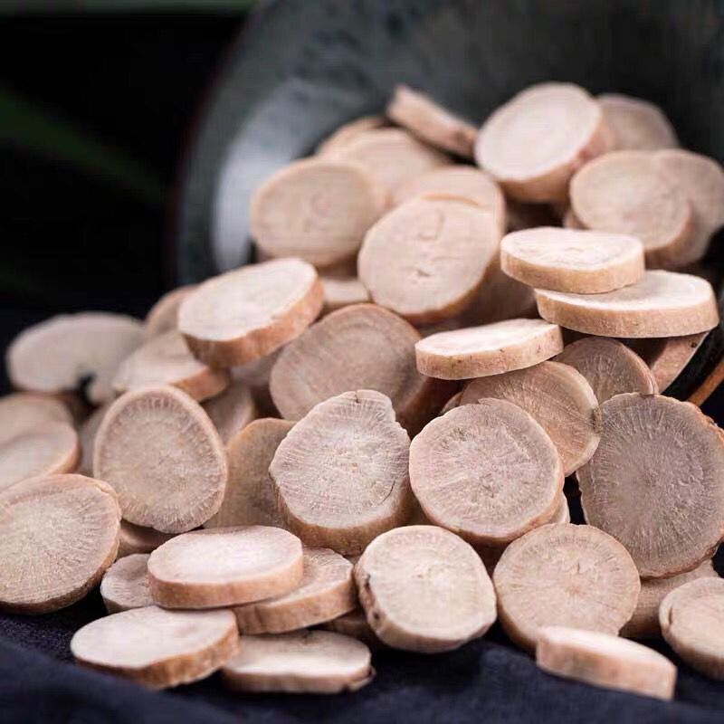 White Peony Root Slices Bai Shao 500g Dried Paeonia lactiflora Decoction Herb overview