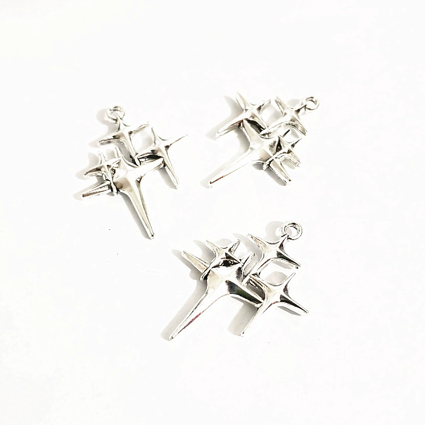 Серебряная ретро подвеска, аксессуар, аксессуары, 15 грамм, DIY, 50 штук