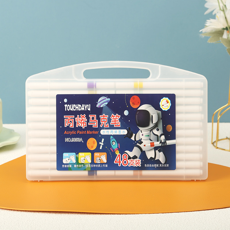 アクリルマーカーペン卸売子供のアート特別な水彩ペン防水手描き diy 洗えるアクリルペン|undefined