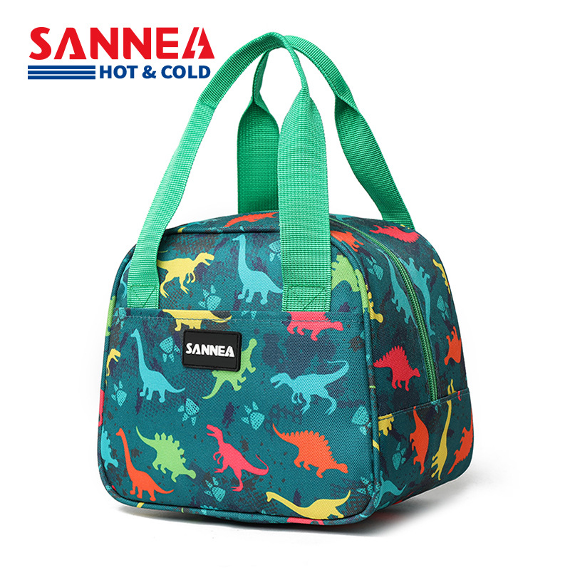 Sanne's New Cartoon-Style Thickened Portable Insulated Lunch Bag for Children, Cute Lunch Box Bag Available Now