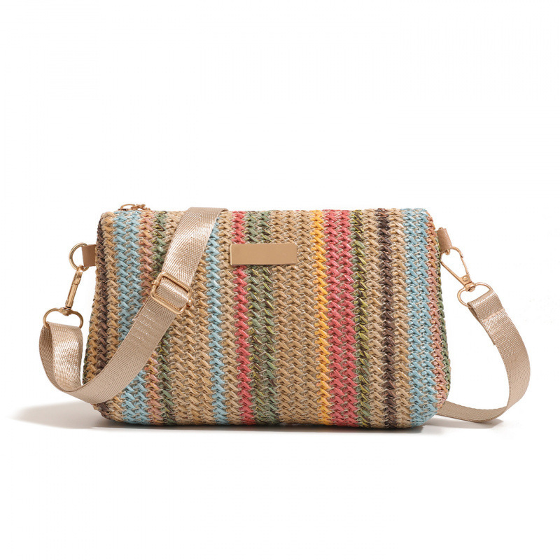 2025 nueva bolsa de tejido de alta gama bolsas de mujer con cremallera bolsas cerradas bolsas cuadradas pequeñas bolsas de moda de hombro image 7