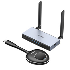 企業レベルのHDMI無線スクリーンは一発一発で50メートル4k高品位同スクリーン器5gデュアルバンドを受け取る