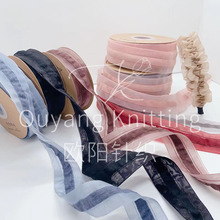 韩式高级夹心纱带手工DIY发饰蝴蝶结成品头箍发圈鞋花服装辅料