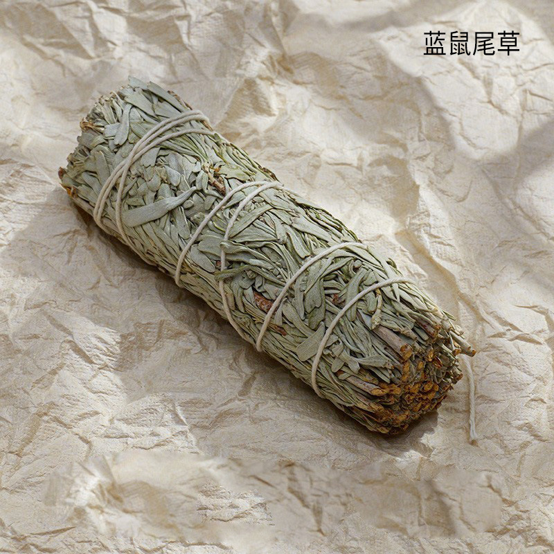 アメリカのカリフォルニア産ホワイトセージ、シダー、ラベンダー、ブルーグラスのアロマセット、空間浄化用聖なる木ホワイトセージ