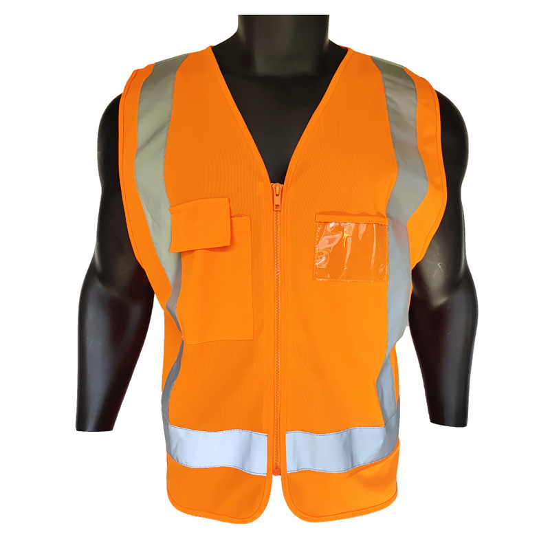 As.Nzs New Zealand Style Full Polyester Long-Tailed Swallowtail Safety Reflective Vest with Pockets As.Nzs New Zealand Style Full Polyester Long-Tailed Swallowtail Safety Reflective Vest with Pockets