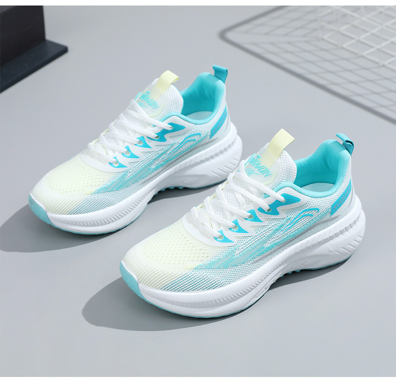 2026 New Cross-Border Spring And Autumn Lightweight Sports Korean Style Fashionable Running Women's Mesh Breathable_vogvips.com