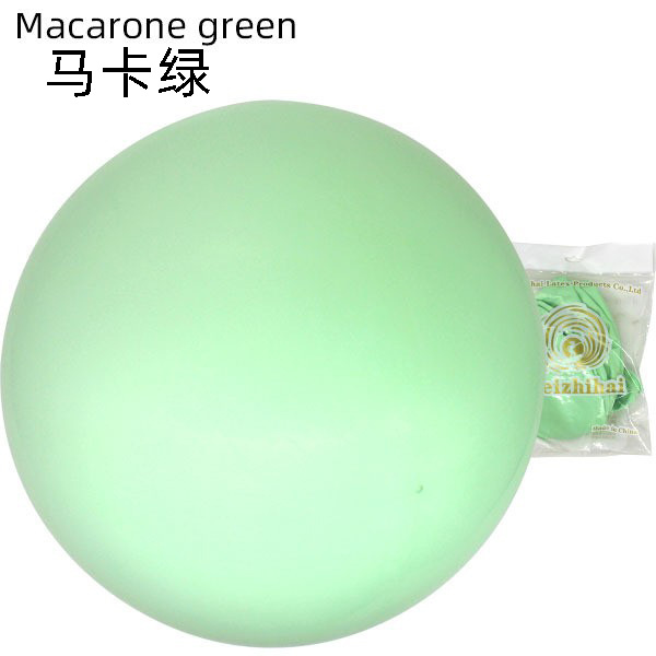 Macaron 36 pulgadas grueso globo de látex redondo de gran tamaño en el mercado nocturno para vender fiesta de cumpleaños decoración de la sala de bodas decoración de la escena