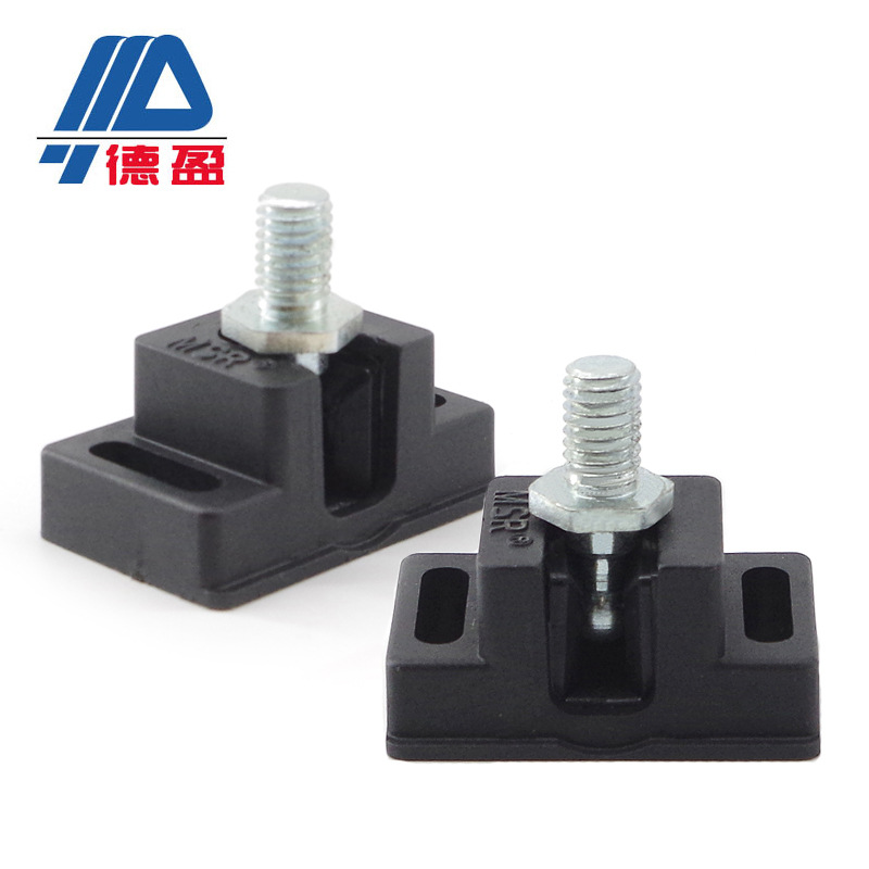 德盈工业铝型材配件尼龙门窗门吸门碰防撞击塑料尼龙门阻门窗门碰|ms