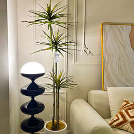 仿真绿色植物剑麻千年木仿生假植物室内客厅装饰盆栽轻奢落地绿植