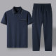Diyu Shenlong Dad Summer Clothes suit Men's Middle-aged and Elderly Summer Casual Clothes Men's Short-sleeved Trousers Sportswear