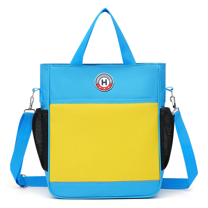Bolsa de impresión personalizada logotipo de estudiantes de primaria bolsas de reparación de lecciones de entrenamiento de niños portátiles impresión personalizada