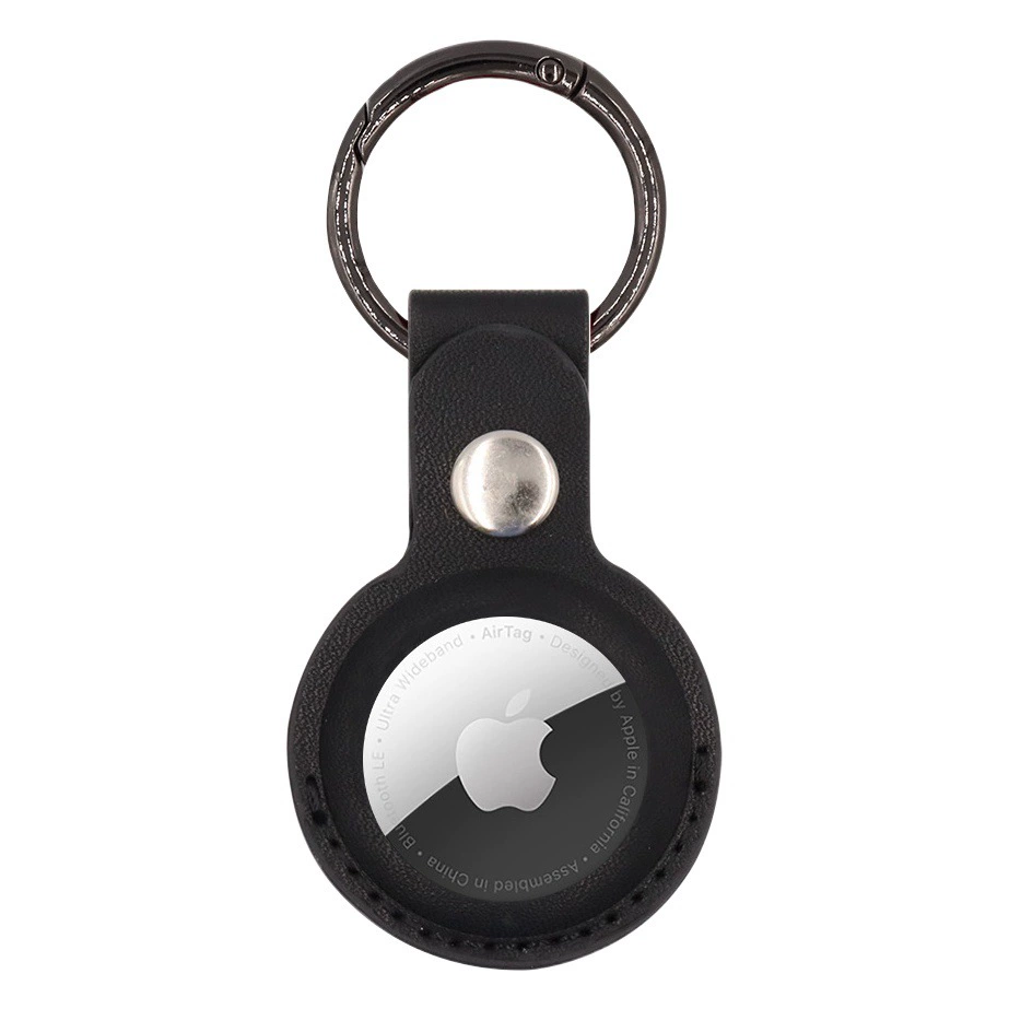 Кожаный защитный чехол для Apple Airtag Tracker анти-потерянный локатор Airtags защитный чехол