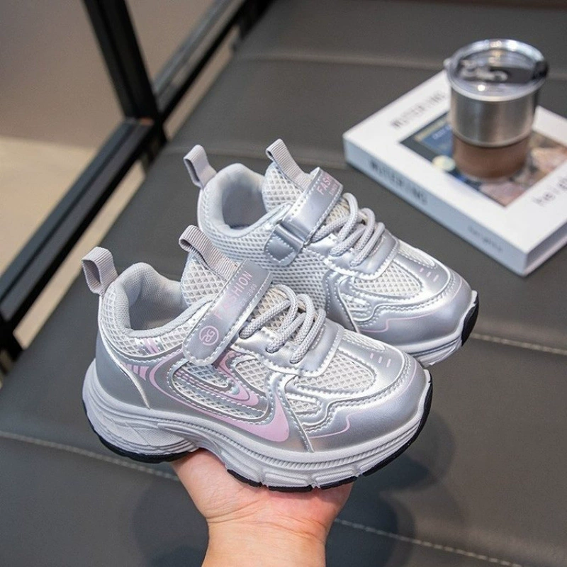 Дети Весна и Осень 4 года повседневная обувь резиновая нескользящая нейтральная спортивная обувь PU